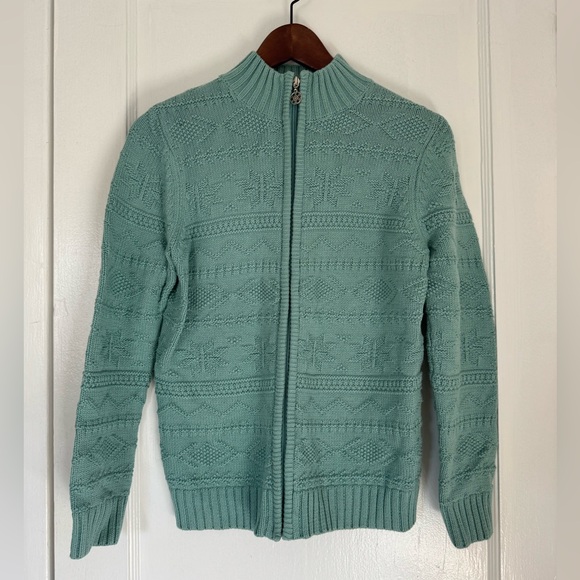Draper’s & Damon’s Vintage Zip-Up Cardigan. Size Small - Picture 1 of 8